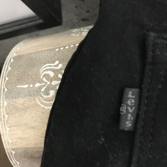 NEW Black high-rise supper skinny jeans. LEVIS  32W - Picture 4 of 5